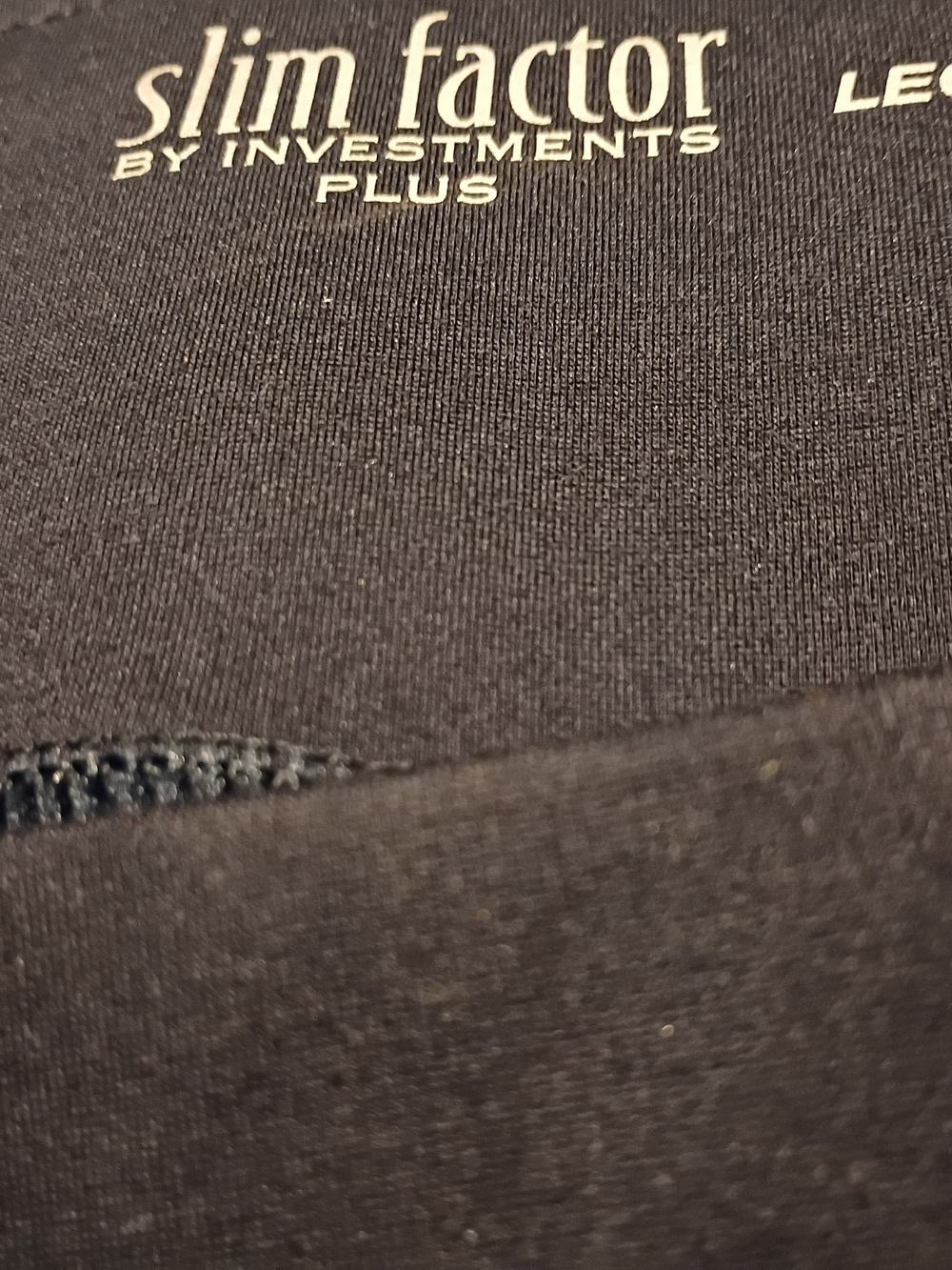 Investments Slim Factor Plus Navy Blue Leggings